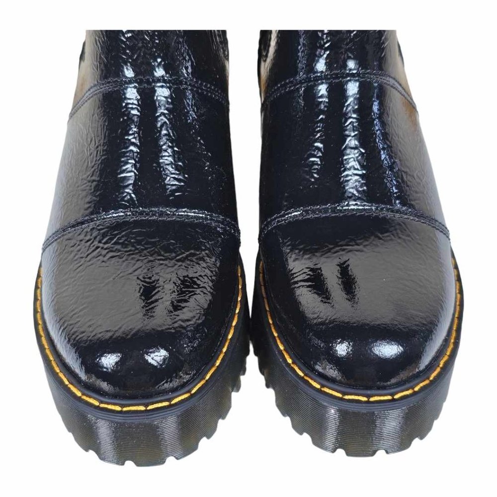 NEW Dr. Martens Black Patent Leather Chelsea Boots Rozalie Size 7 - Picture 3 of 14